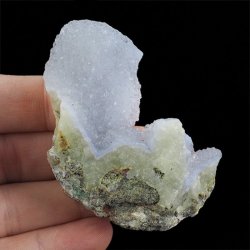 CHALCEDON NIEBIESKI (BŁĘKITNY), AGAT NIEBIESKI - 74 mm - MALAWI