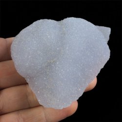 CHALCEDON NIEBIESKI (BŁĘKITNY), AGAT NIEBIESKI - 82 mm - MALAWI