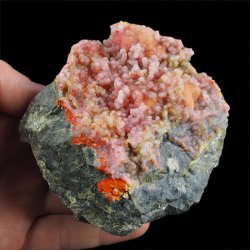 REALGAR, AURYPIGMENT, CHALCEDON - 94 mm - INDONEZJA
