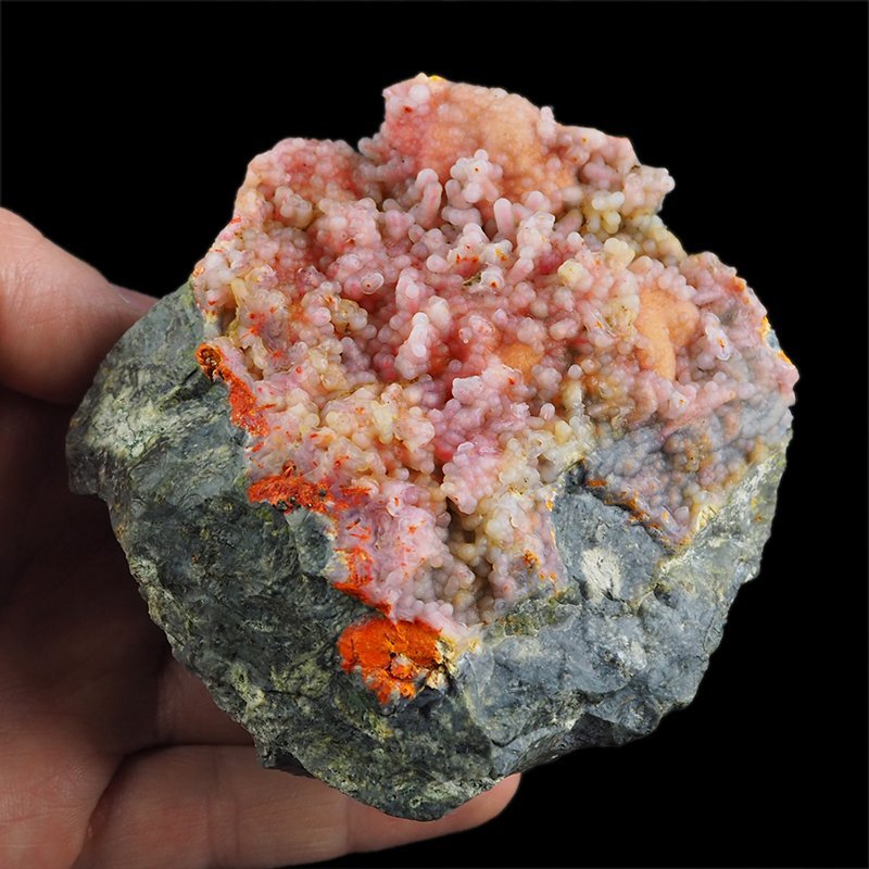 REALGAR, AURYPIGMENT, CHALCEDON - 94 mm - INDONEZJA