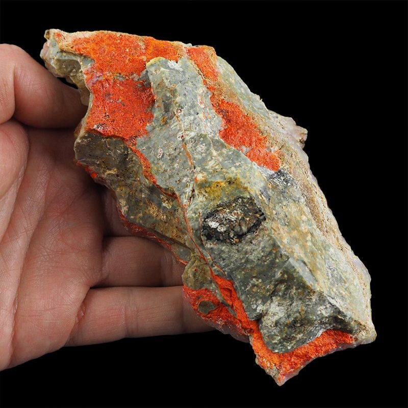 REALGAR, AURYPIGMENT, CHALCEDON - 142 mm - INDONEZJA