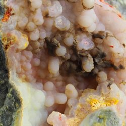 REALGAR, AURYPIGMENT, CHALCEDON - 69 mm - INDONEZJA