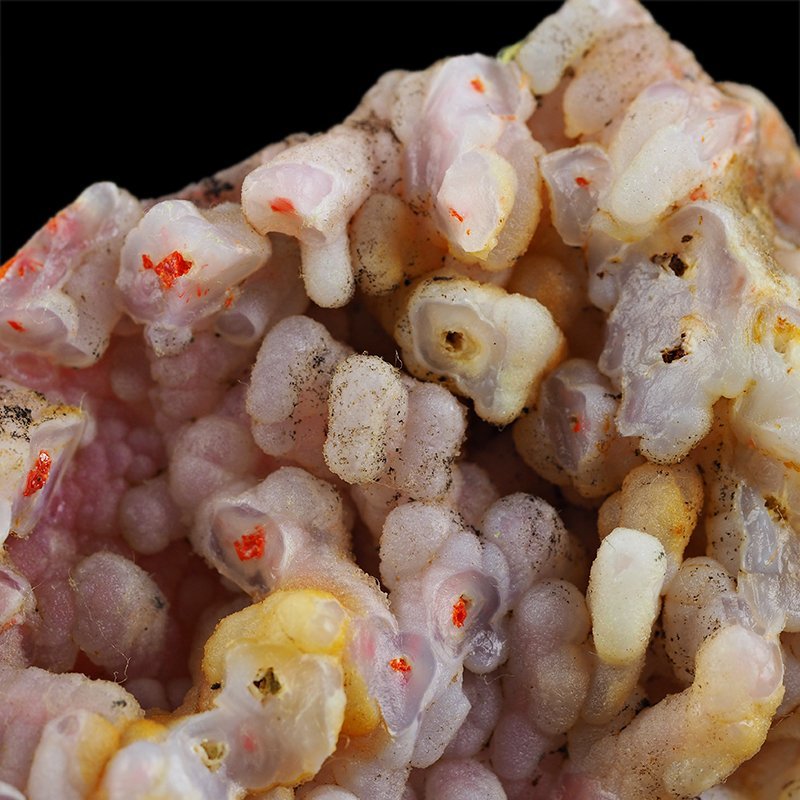 REALGAR, AURYPIGMENT, CHALCEDON - 71 mm - INDONEZJA