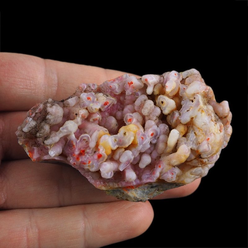 REALGAR, AURYPIGMENT, CHALCEDON - 71 mm - INDONEZJA