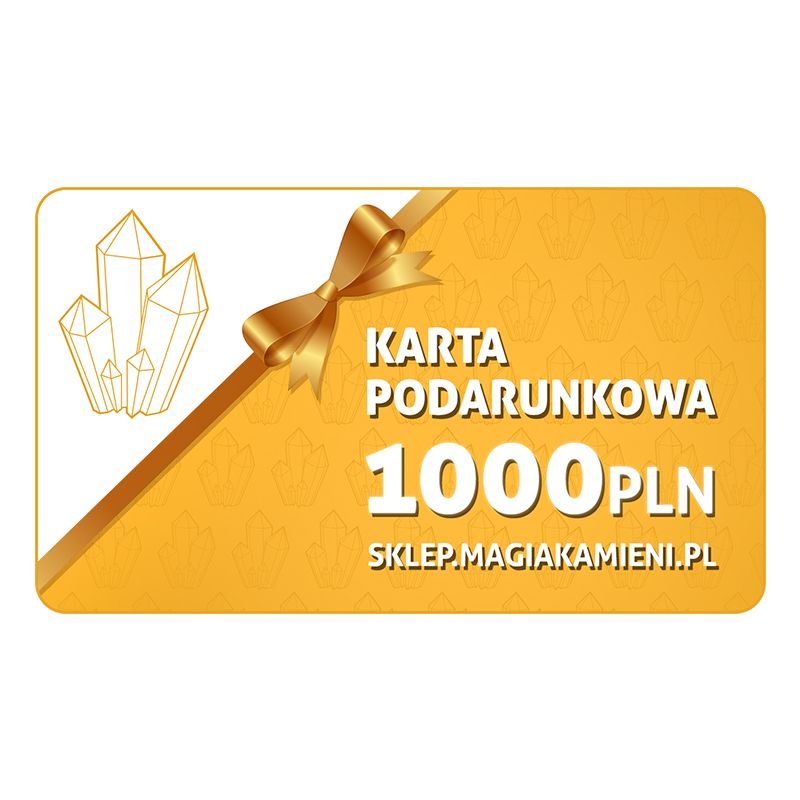 KARTA PODARUNKOWA O WARTOŚCI 1000 ZŁOTYCH