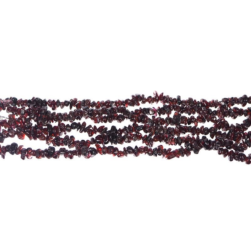 GRANAT - NASZYJNIK Z ZAPIĘCIEM - 45cm