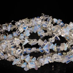 OPAL SYNTETYCZNY - NASZYJNIK Z ZAPIĘCIEM - 45cm