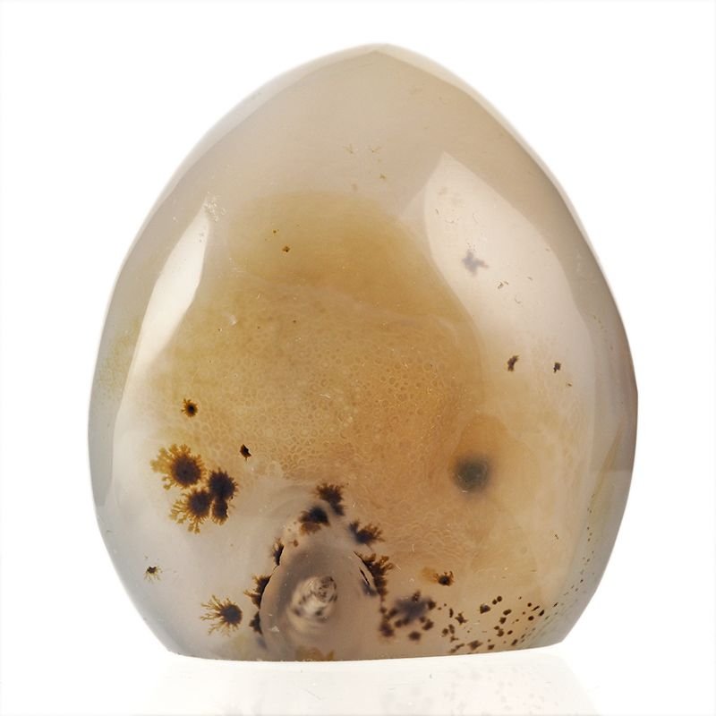 CHALCEDON Z DENDRYTAMI - DEKORACYJNA FORMA 82 mm - MADAGASKAR