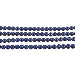 LAPIS LAZULI - SZNUR 40 cm - KULKI 7-8 mm